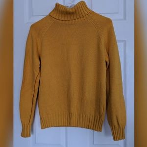 Pria Medium Yellow Turtleneck Sweater